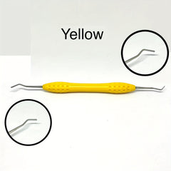 7pcs Dental Composite Filling Tools Kit Silicone Handles Stainless Steel