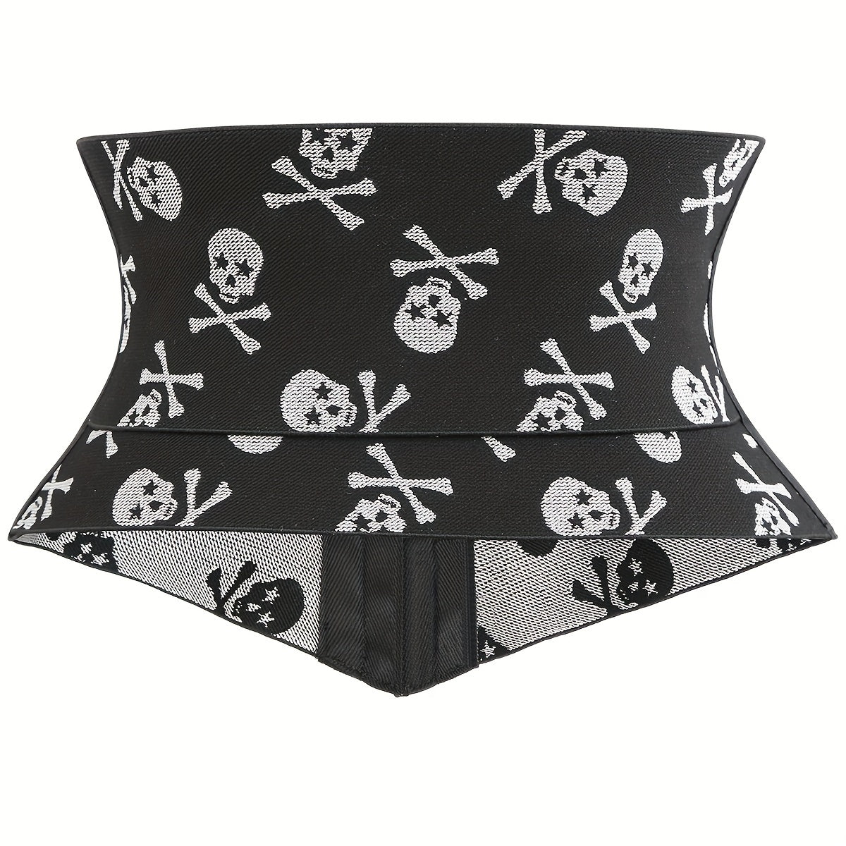 Skull Pattern Tummy Wrap Slim Girdle Belt Cincher Women's Underwear