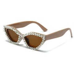 Stylish Women's Punk Sunglasses Cat Eye Sunshade Eyeglasses