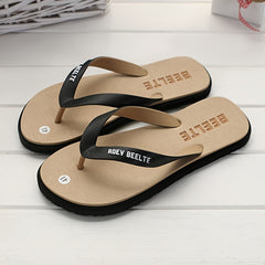 Men's PVC Flip Flops Slip On Anti skid Quick Drying Slides Slippers