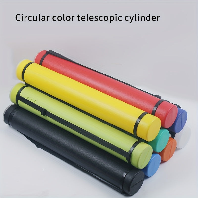 Telescopic Drawing Storage Bucket 8.3in Diameter 25.2-42.5in Length