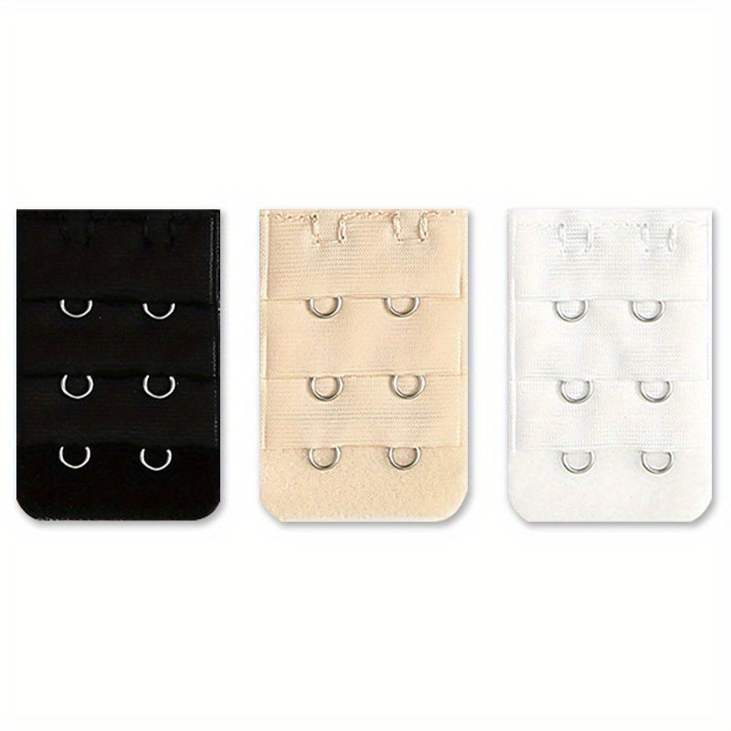 3pcs Hook Bra Extenders Adjustable Bra Band Women's Lingerie Accessories