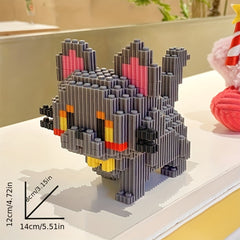 1200 pcs Cat Building Blocks Animal Series Desktop Ornaments School Rewards