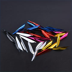 50pcs Archery Spin Vanes 4 57 Cm Spiral Feather RW Arrow Accessories