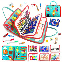 Montessori Busy Board Sensory Toys for Toddlers