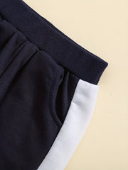 Toddler Boy's Sweatshirt Set Pullover & Trousers Outfit
