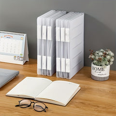 1pc Foldable Storage Rack File Bookshelf Display Shelf