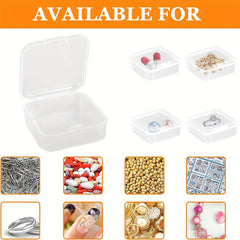 30pcs Clear Stackable Small Storage Box Toy Organizer with Lids