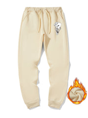 Skeleton Hand Graphic Sweatpants Men's Casual Jogger Pants