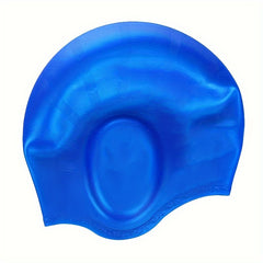 Silicone Ear Protection Swimming Cap for Adults - Non-slip & Waterproof