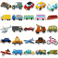 51pcs Vehicle Graffiti Stickers for Phone Case Cup Guitar Skateboard