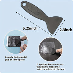 Trampoline Patch Repair Kit 10 16cmX 10 Square Patch Repair Tear Hole In Mat
