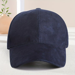 Suede Fleece Baseball Cap Sun Protection Hat