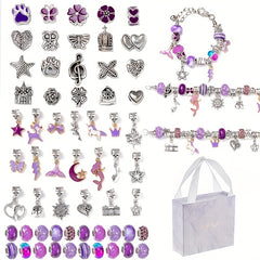 Children's Crystal Loose Bead Bracelet DIY Accessories Pack