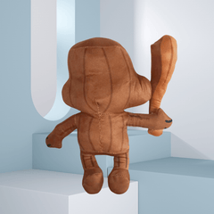 Cartoon Style Stick Doll Plush Body & Wood Arms Mixed Colors