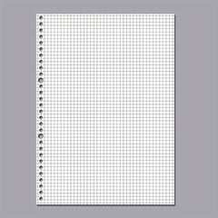 A4 Loose Leaf Paper 60 Sheets 30 Holes Student Notebook Exam Clip Replacement