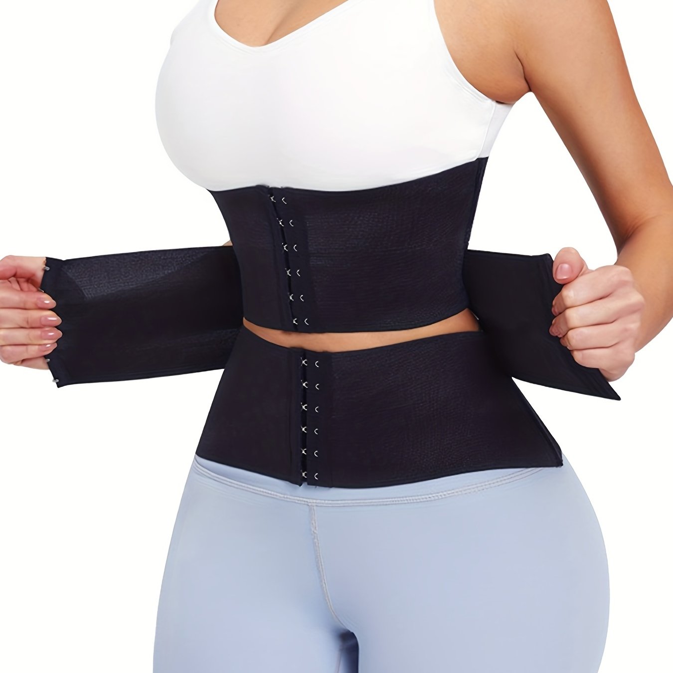 Hook & Loop Tummy Wrap Waist Trainer Slim Girdle Belt