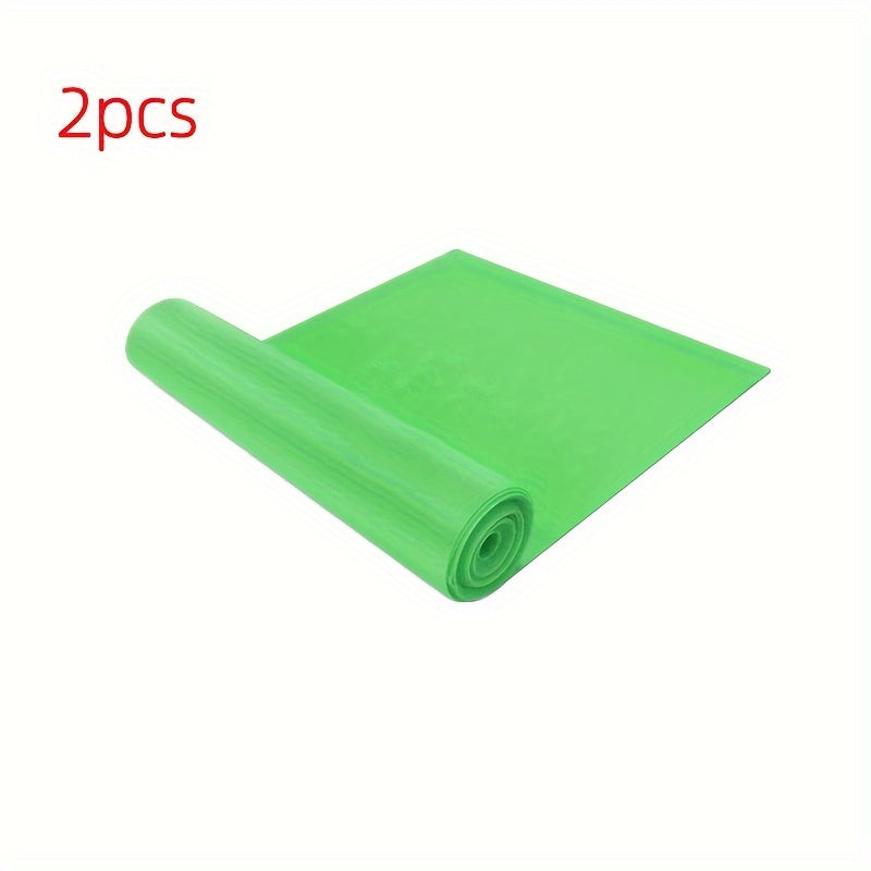 2pcs TPE Solid Latex Pilates Band Resistance Tension Rope for Strength Training