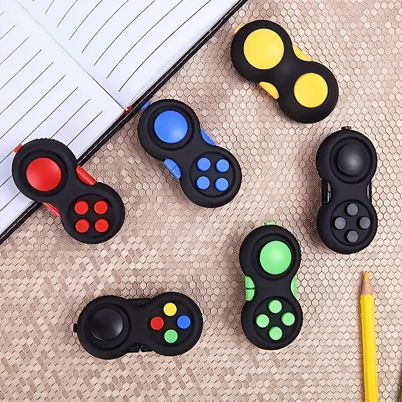 Fidget Controller Stress Relief Toy with Colorful Buttons for Relax & Focus
