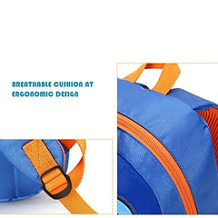 Kids Cartoon Bus Backpack Casual School Bag Travel Bag