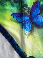 Butterfly Print Spaghetti Strap Cami Top