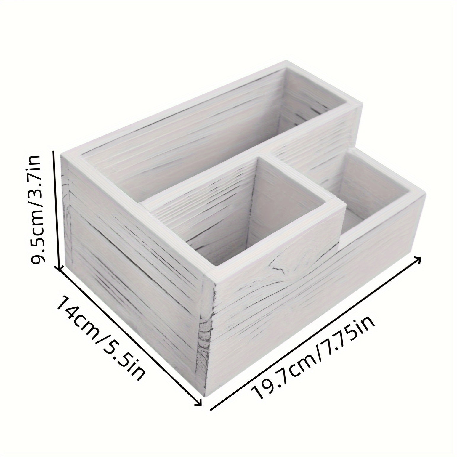 American Rustic Style Pen Holder Storage Box Desktop Placement Sorting