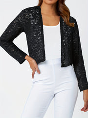 Stylish Lace Open Front Cardigan for Women