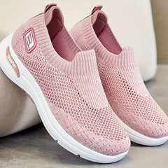 Women's Mesh Slip-On Sneakers Lightweight Tennis Shoes