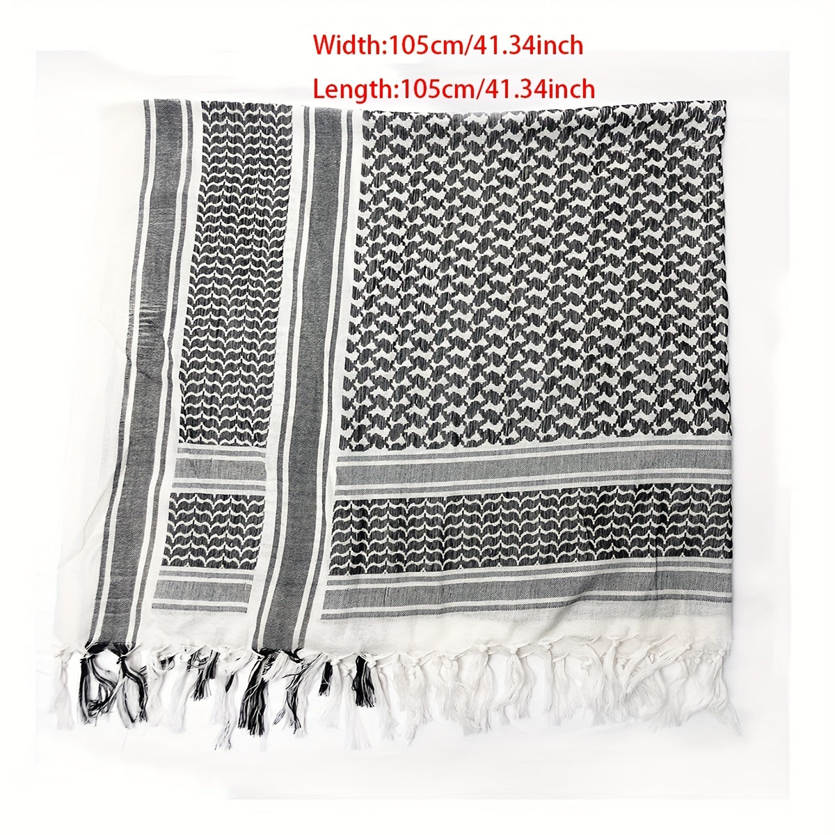 Unisex Windproof Arabic Square Tactical Scarf