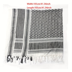 Unisex Windproof Arabic Square Tactical Scarf