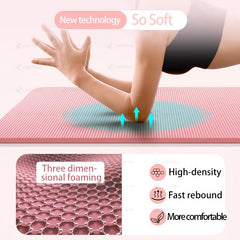 Non slip Thickened Yoga Mat Fitness Mat High Density Sports Yoga Mat