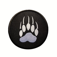 Embroidered Bear Paw Applique Patch for DIY Clothing Accessories