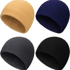 Warm Thermal Fleece Beanie Hat for Winter Outdoor Activities