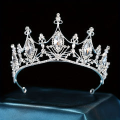 Crystal Crown Silvery Princess Tiara Head Jewelry Hair Accessories