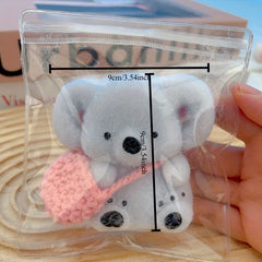 Koala Plush Squeeze Toy Bear Keychain Relaxation Gift