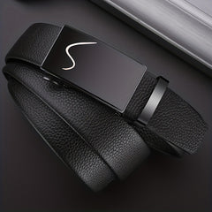 Men's PU Leather Business Belt - Formal Dress Pants - Gift for Father