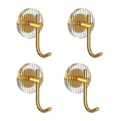 4pcs Waterproof Acrylic Hanging Hooks for Home and Office