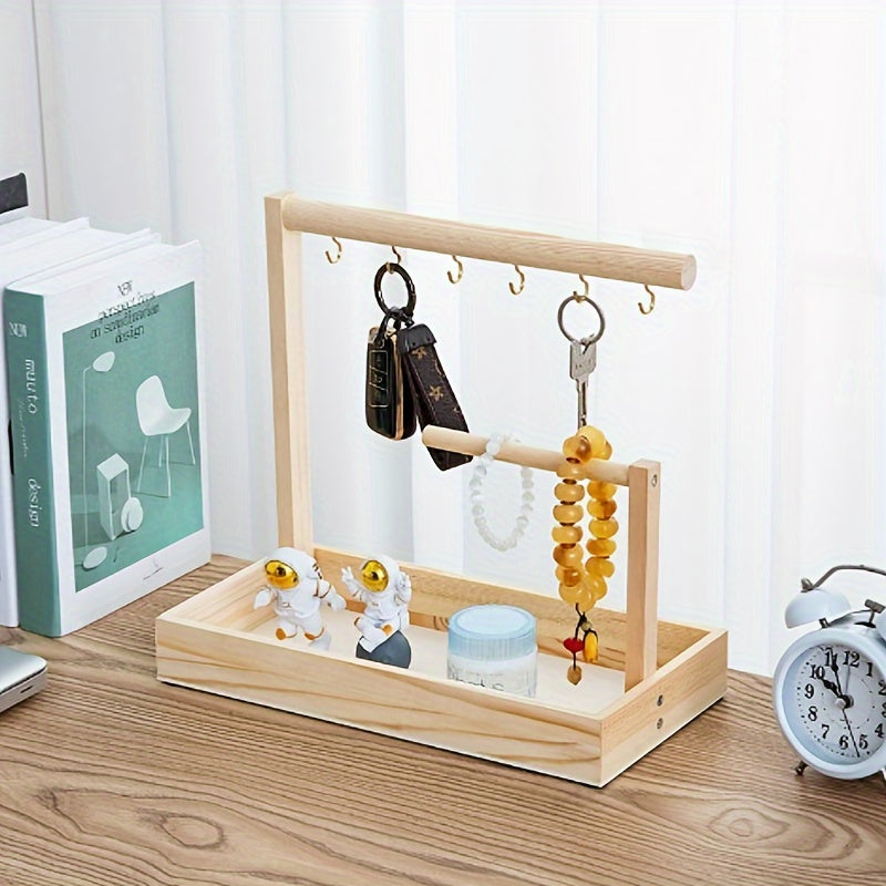 Wooden Jewelry Holder for Accessories - DIY Craft