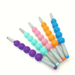 5 Balls Massage Stick Muscle Relaxation Massager Yoga Roller