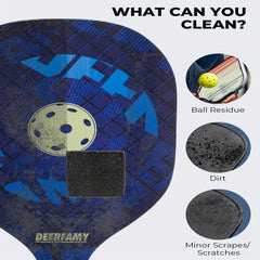 Pickleball Paddle Eraser Carbon Fiber Pickle Ball Racket Cleaner