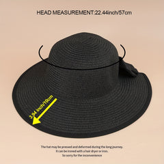 Seaside Beach Hat Foldable Straw Sun Hat