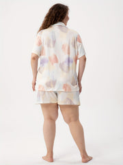 Tie Dye Short Sleeve Pajama Set