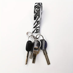 Colorful Keychain with Metal Buckle Carabiner Pendant for Keys Backpacks