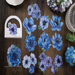 Love Series Plant Diary DIY Material Hot Stamping PET Stickers