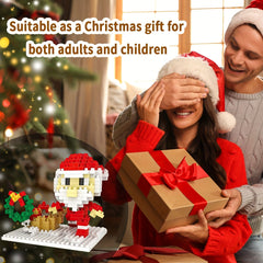 Christmas Building Blocks Set 314pcs Holiday Present Box Stacking Toys