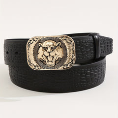 Men's Casual Business Buckle Belt for Outdoor Party Holiday