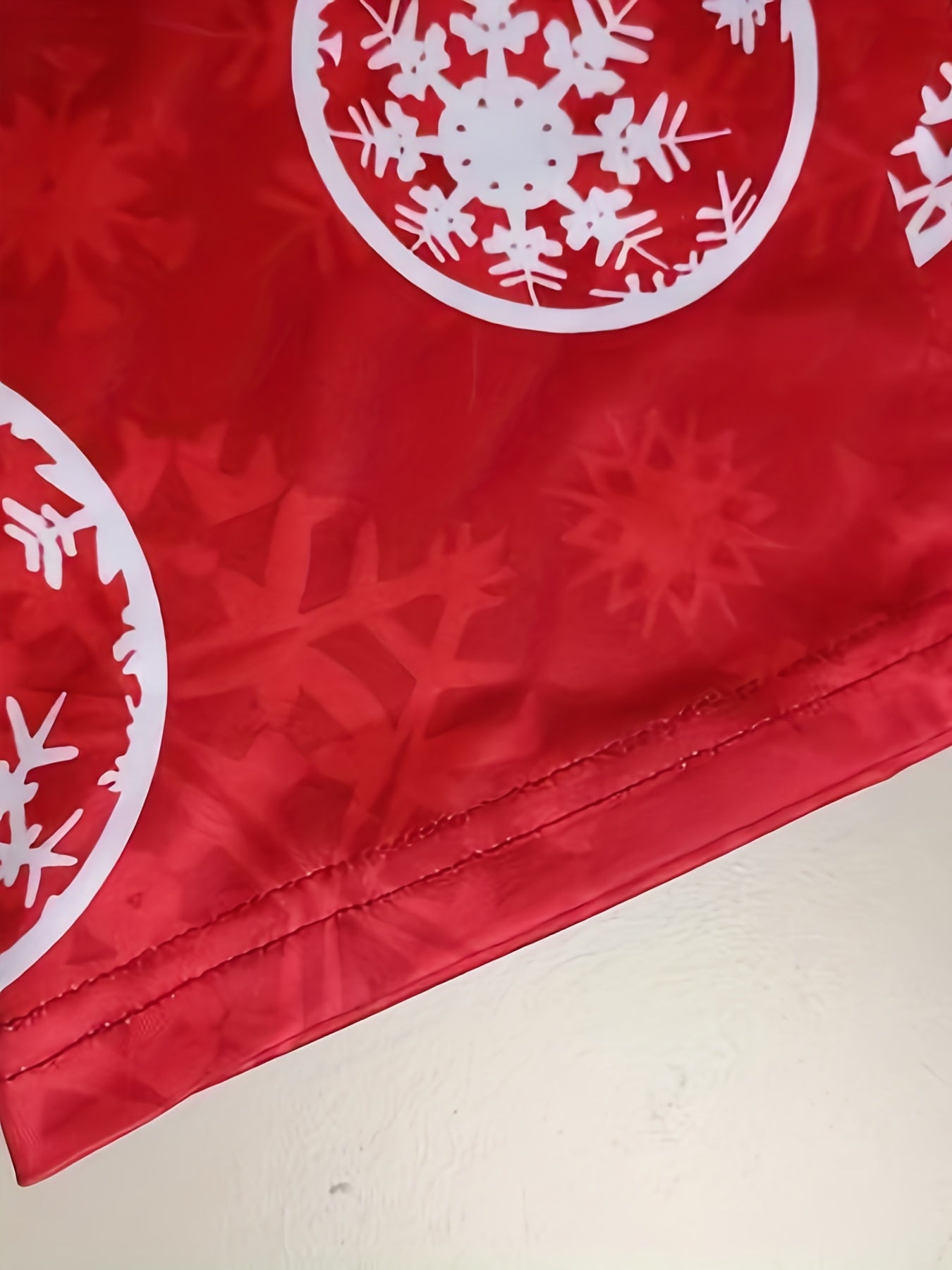 Women's Plus Bell & Snowflake Print Top & Pants Set