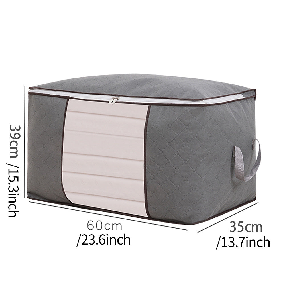 Large Capacity Quilt Clothes Organizer Non Woven Lightweight Storage Bag