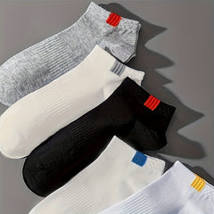 5 Pairs Women's Casual Sports Ankle Socks All-match Stockings