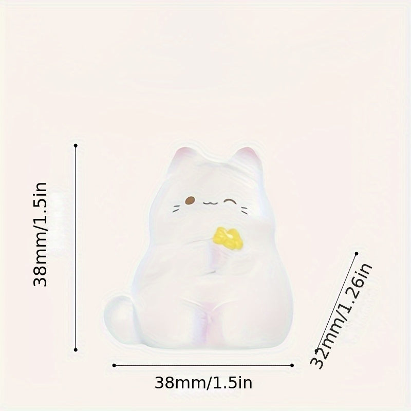 Cartoon Cat Mini Ornament Resin Craft